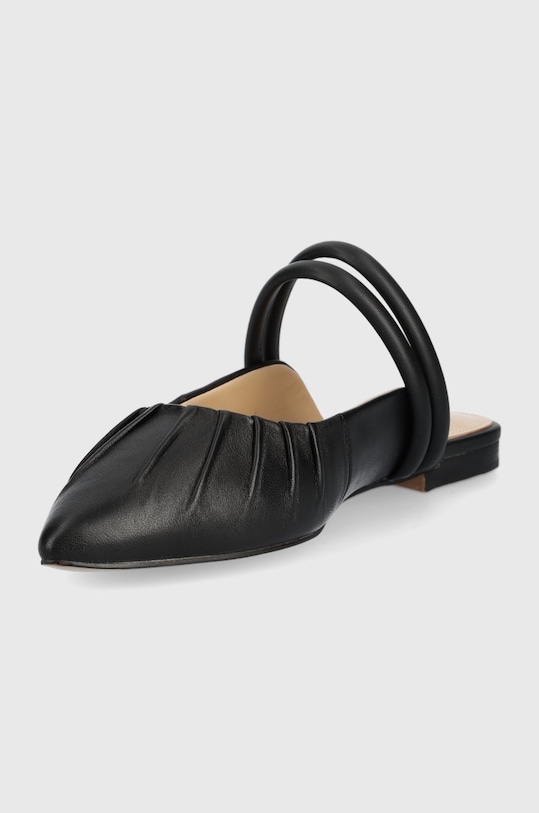 Obuwie Guess klapki skórzane VIVIANAS FL6VVS.LEA06.BLACK czarny