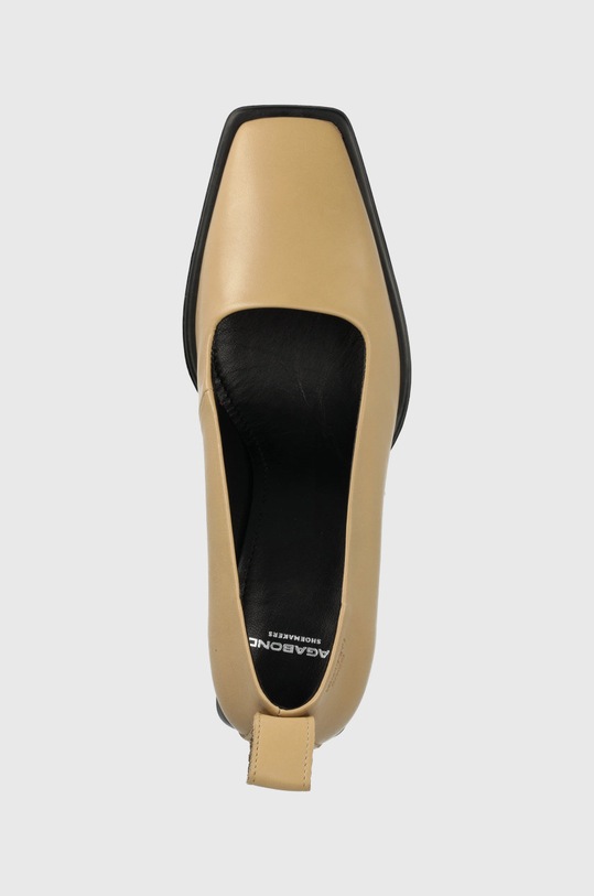 Vagabond Shoemakers czółenka skórzane HEDDA beżowy 5303.101.08