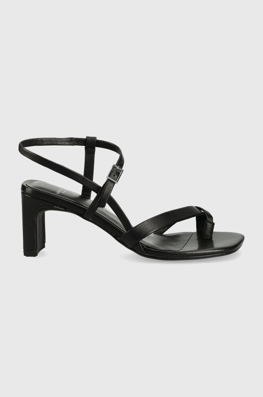 Kožne sandale Vagabond Shoemakers Luisa široka potpetica crna 5312.301.20