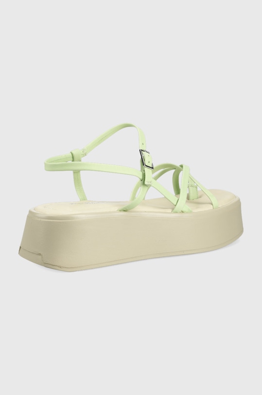Vagabond Shoemakers sandały skórzane COURTNEY 5334.701.62 zielony SS22