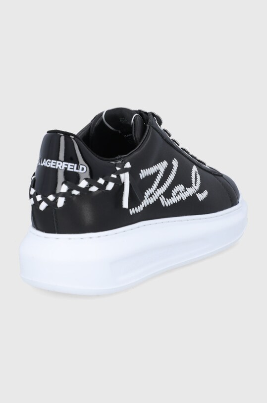 Încălțăminte Karl Lagerfeld ghete de piele KL62572.000 negru
