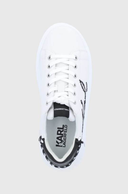 Кожаные ботинки Karl Lagerfeld Kapri белый KL62572.010