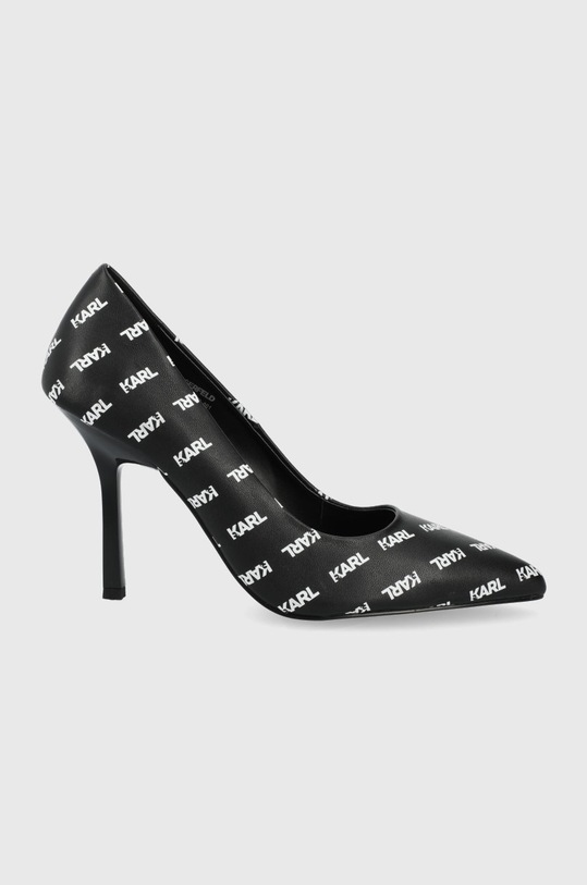 Karl Lagerfeld szpilki skórzane SARABANDE KL30914A.001 szpilka czarny KL30914A.001