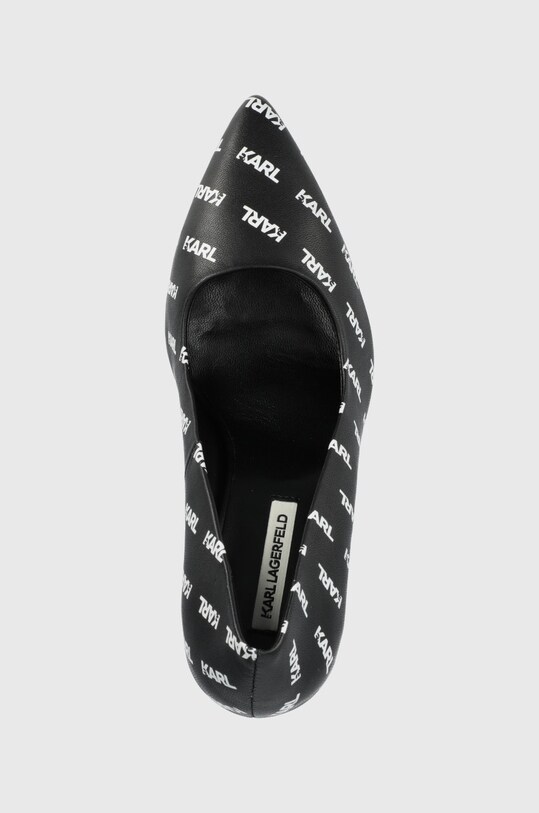 Karl Lagerfeld szpilki skórzane SARABANDE KL30914A.001 czarny KL30914A.001