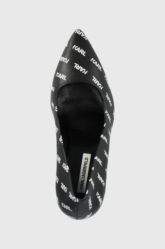 Karl Lagerfeld szpilki skórzane SARABANDE KL30914A.001 czarny KL30914A.001