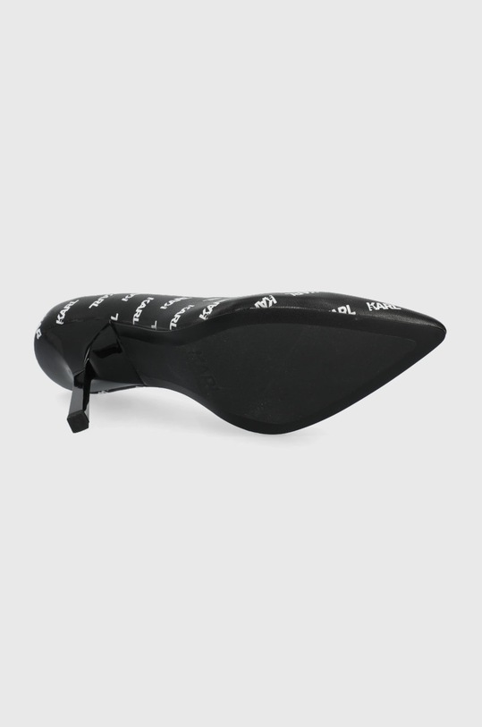 Karl Lagerfeld szpilki skórzane SARABANDE KL30914A.001 KL30914A.001 czarny