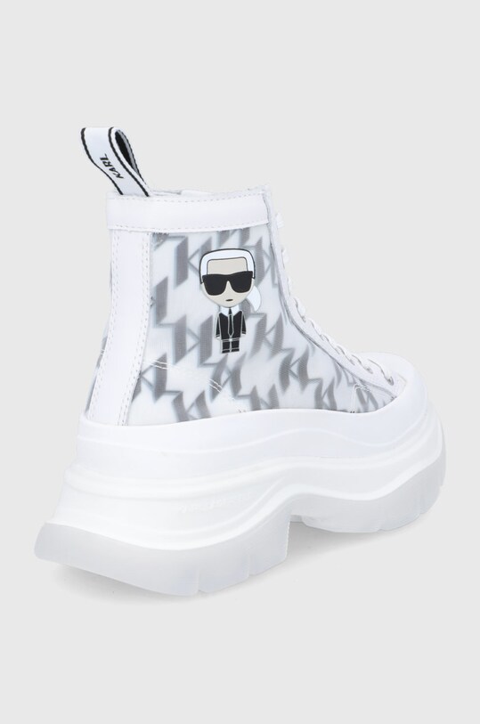 Încălțăminte Karl Lagerfeld tenisi Luna KL42959.H11 alb