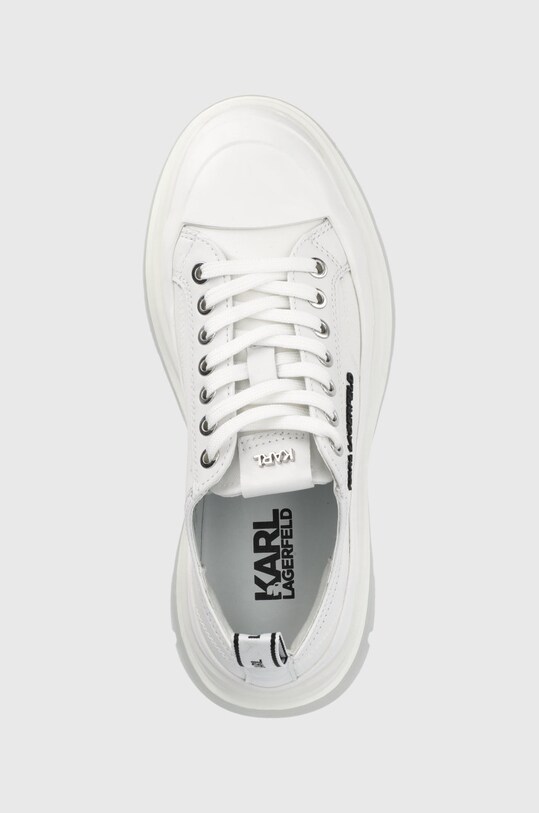 Πάνινα παπούτσια Karl Lagerfeld Luna λευκό KL42921.911