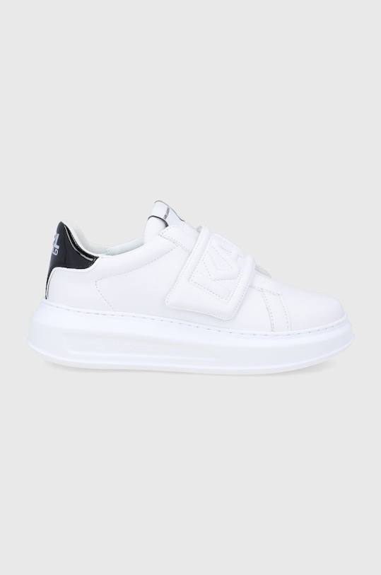 Karl Lagerfeld buty skórzane KAPRI KL62537.011 płaska biały KL62537.011