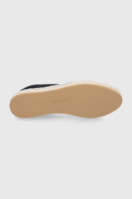 Karl Lagerfeld espadrile Kamini KL80108A.900 negru