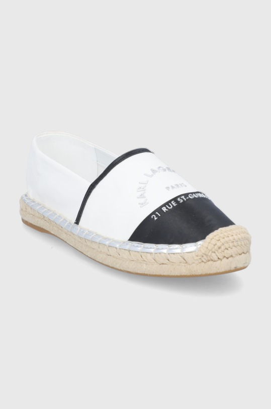 Espadrilky Karl Lagerfeld Kamini KL80108A.910 bílá SS22