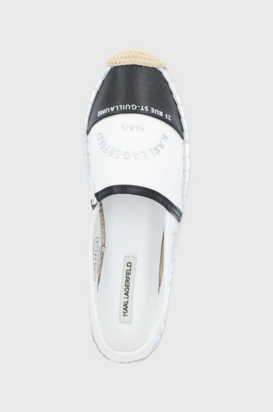 Espadrilky Karl Lagerfeld Kamini bílá KL80108A.910