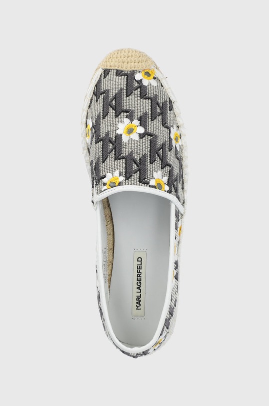 Karl Lagerfeld espadrile KAMINI gri KL80122.9LE