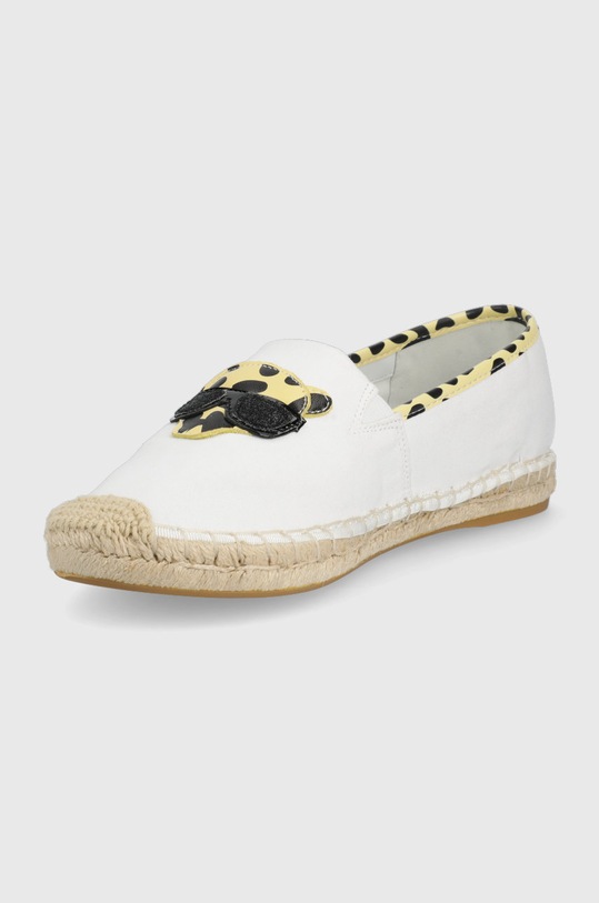 Obuwie Karl Lagerfeld espadryle KAMINI KL80117L.91E biały