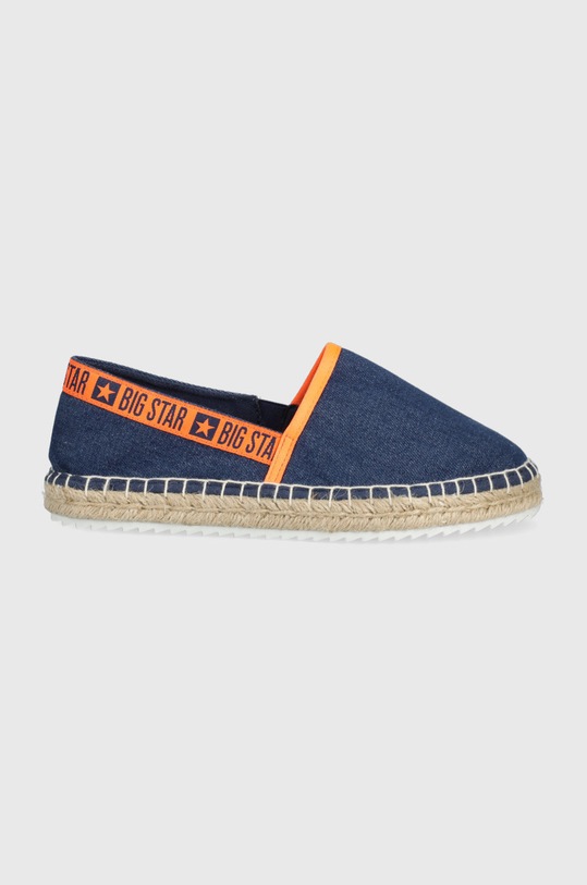 Big Star espadryle tekstylny granatowy JJ274877