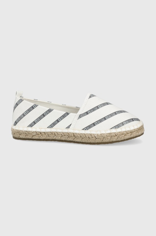Big Star espadryle tekstylny biały JJ274959