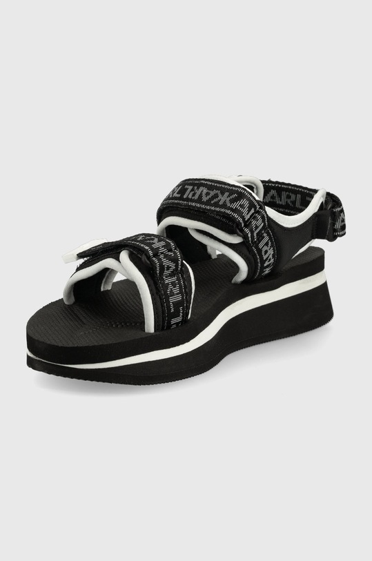 Obuwie Karl Lagerfeld sandały VELOCITA WEDGE KC KL81905.Y01 czarny