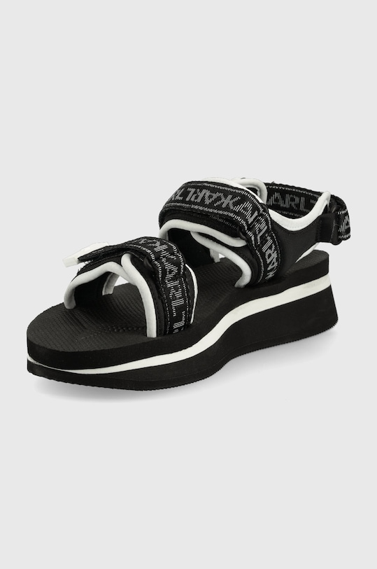 Obuwie Karl Lagerfeld sandały VELOCITA WEDGE KC KL81905.Y01 czarny