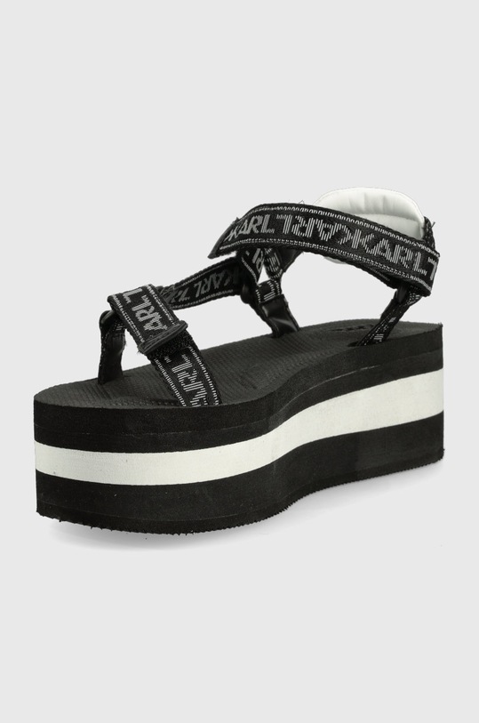 Obuwie Karl Lagerfeld sandały VELOCITA HI WEDGE KL82900.Y01 czarny