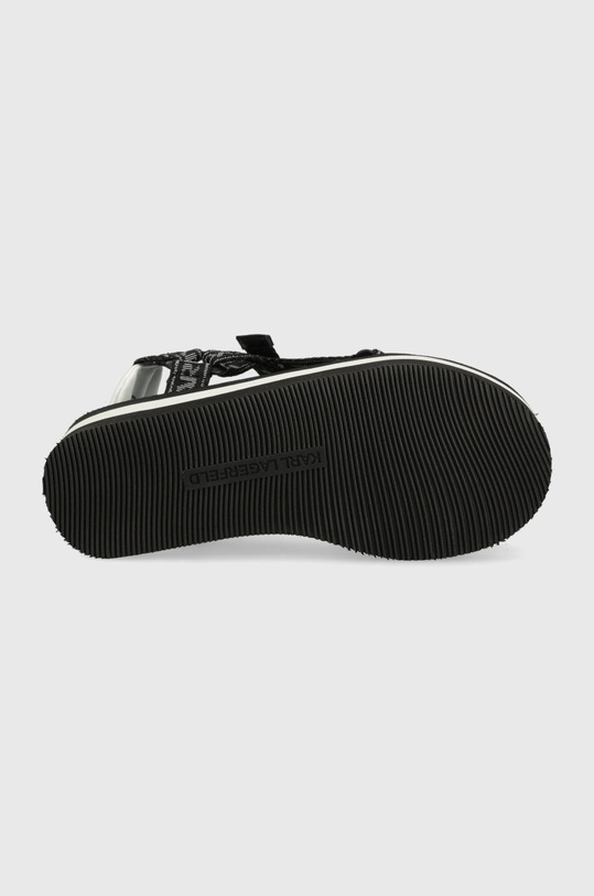 Karl Lagerfeld sandały VELOCITA HI WEDGE KL82900.Y01 czarny