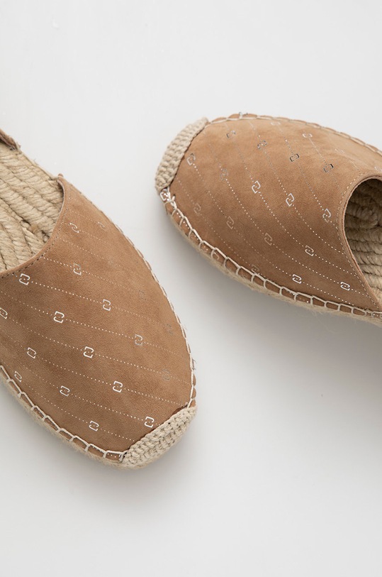 Liu Jo espadryle zamszowe VERA 01 brązowy SA2271PX020S1853