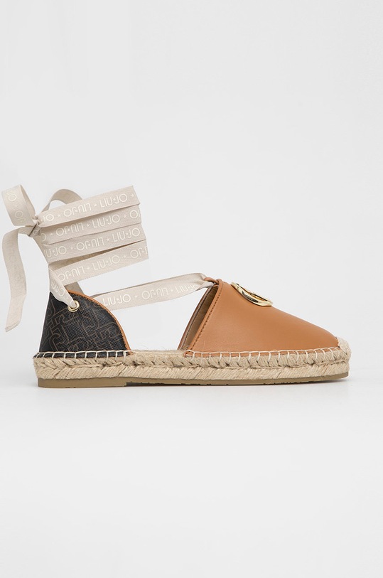 Liu Jo espadryle VERA 02 imitacja skóry licowej brązowy SA2277PX148S1853