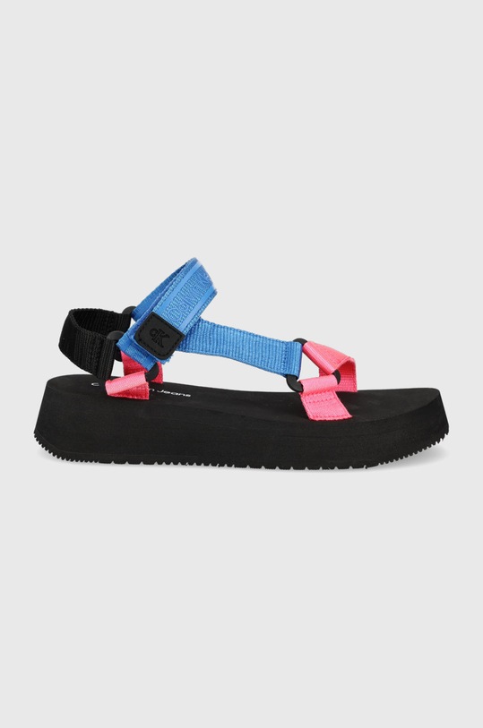 Calvin Klein Jeans sandały YW0YW00557.01T pozostałe niebieski YW0YW00557.01T