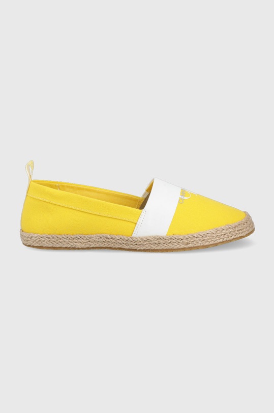 Espadrilky Calvin Klein Jeans textilní žlutá YW0YW00576.ZCU