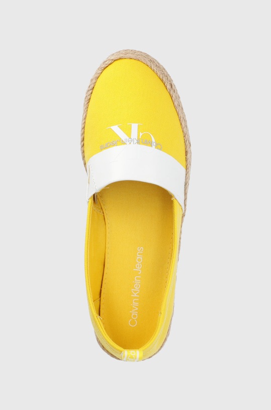 Espadrilky Calvin Klein Jeans žlutá YW0YW00576.ZCU