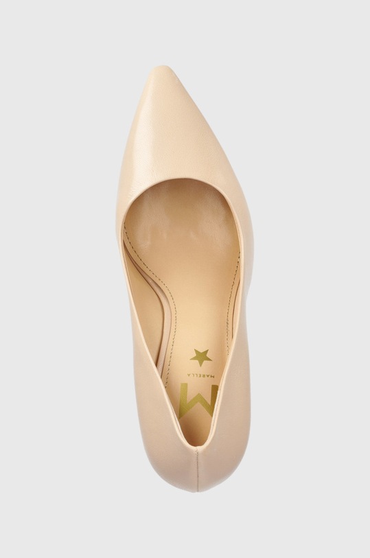 Kožené lodičky Marella Giove béžová GIOVE.003