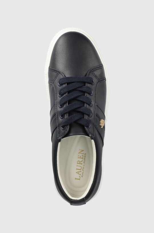 Kožená obuv Lauren Ralph Lauren Janson II tmavomodrá 802849533001.410