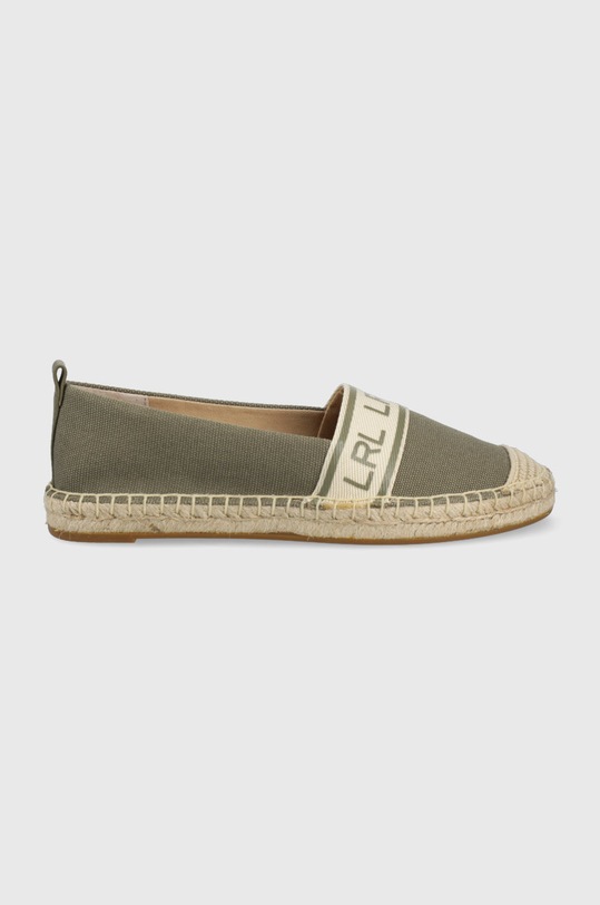 Lauren Ralph Lauren espadryle CAYLEE 802824652007.300 płaski zielony 802824652007.300