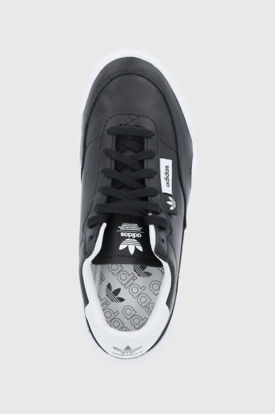 Δερμάτινα παπούτσια adidas Originals μαύρο GW8213