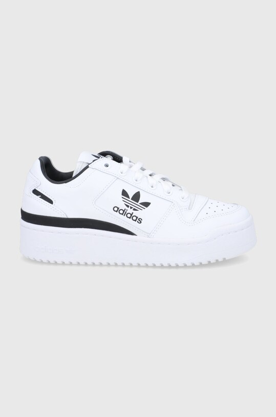adidas Originals ghete de piele Forum Bold GY5921 platformă alb GY5921