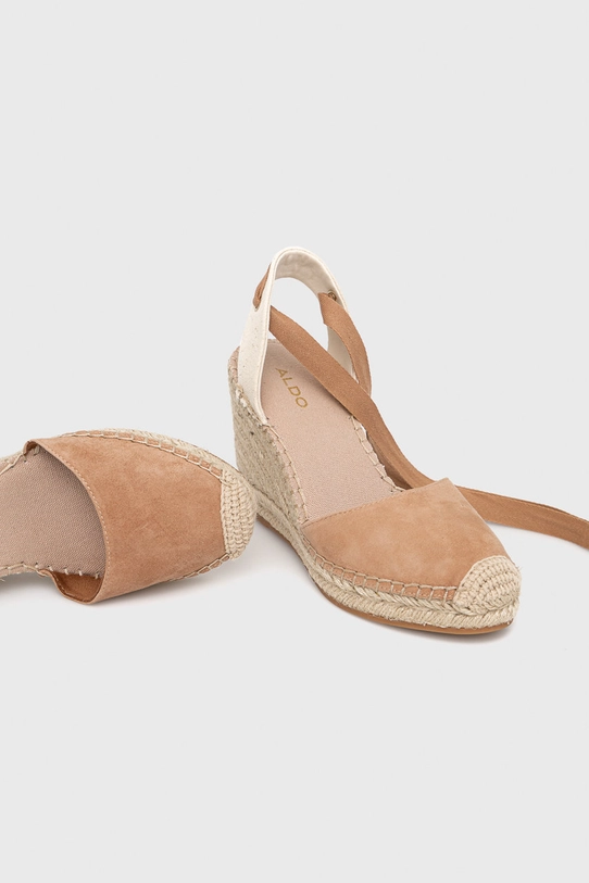 Aldo espadrile din piele intoarsa Efemina 13387295.EFEMINA maro SS25