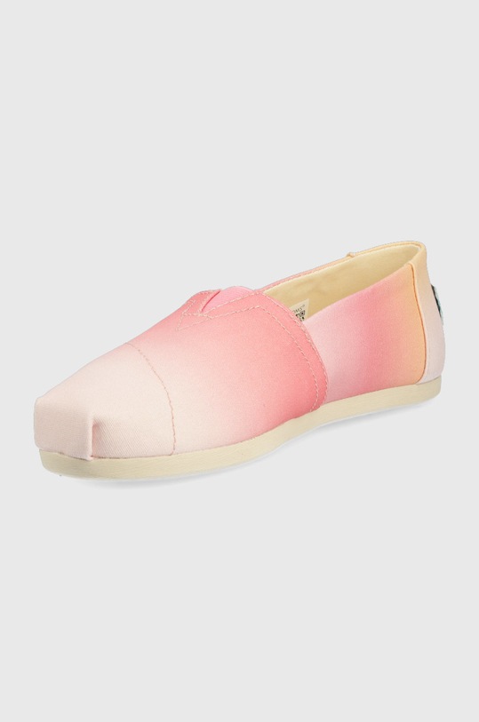 Obuwie Toms espadryle Alpargata 10017823 różowy