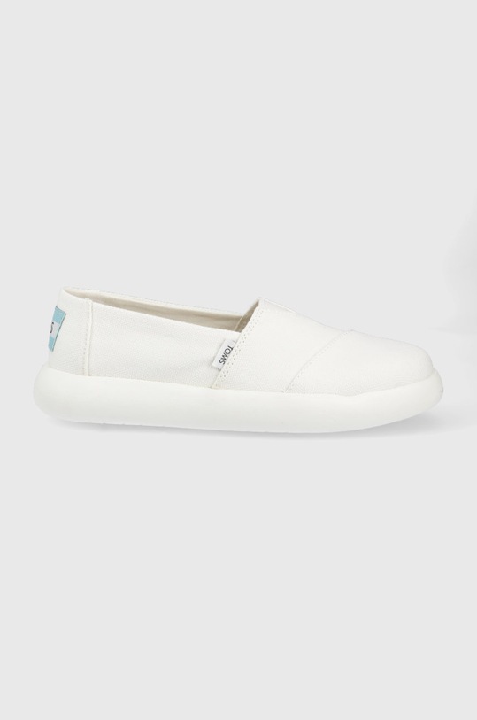 Toms espadrile Alpargata Mallow textil alb 10016730