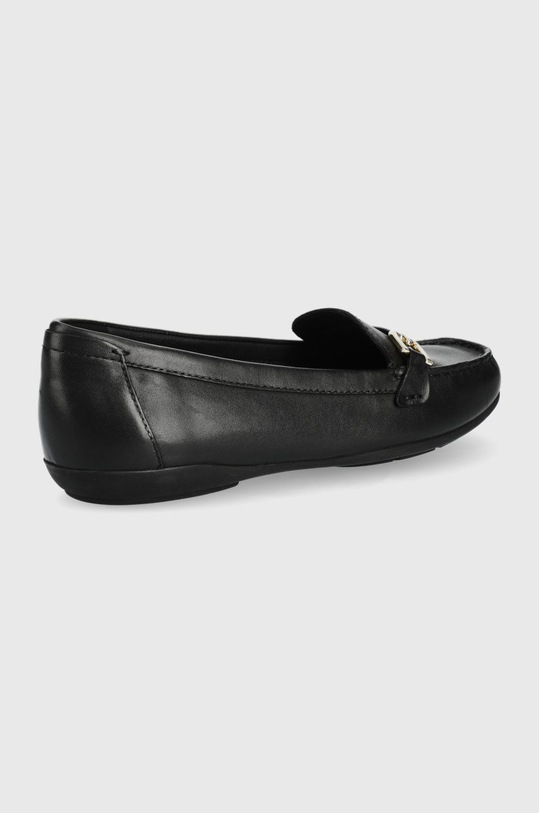 Semišové mokasíny Geox D84BMA.C9997 černá SS22