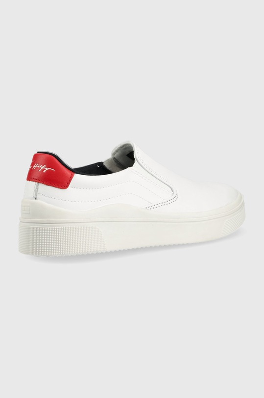 Кожаные кроссовки Tommy Hilfiger FW0FW06350.0GY белый SS22