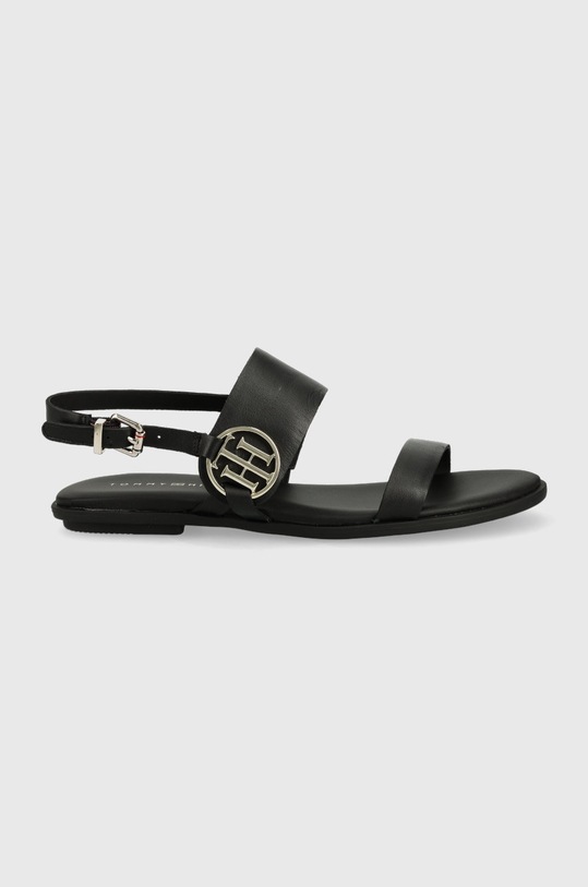 Kožne sandale Tommy Hilfiger ostalo crna FW0FW06230.BDS