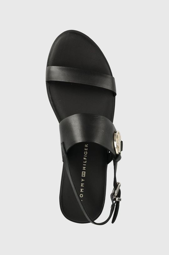 Kožne sandale Tommy Hilfiger crna FW0FW06230.BDS