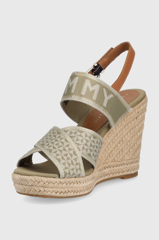 Obuwie Tommy Hilfiger sandały FW0FW06355.GXR beżowy