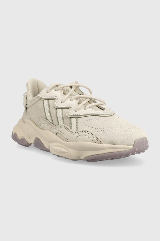 Замшеві кросівки adidas Originals Ozweego GY6177 сірий SS24