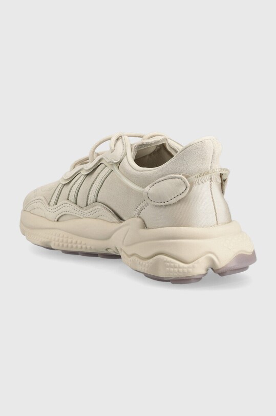 Obutev Superge iz semiša adidas Originals Ozweego GY6177 siva