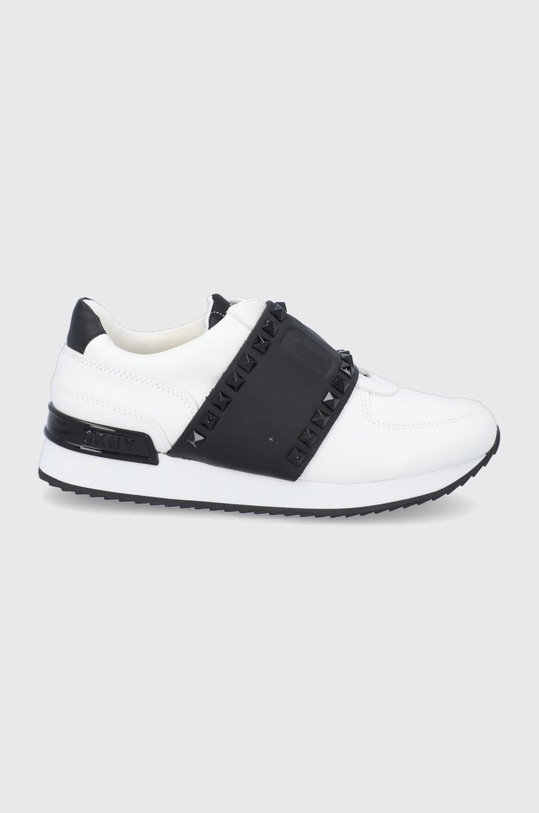 Dkny Buty Marlin imitacja skóry licowej biały K4122384.WHB