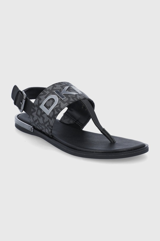 Dkny sandale de piele K4122393.BWG negru SS22