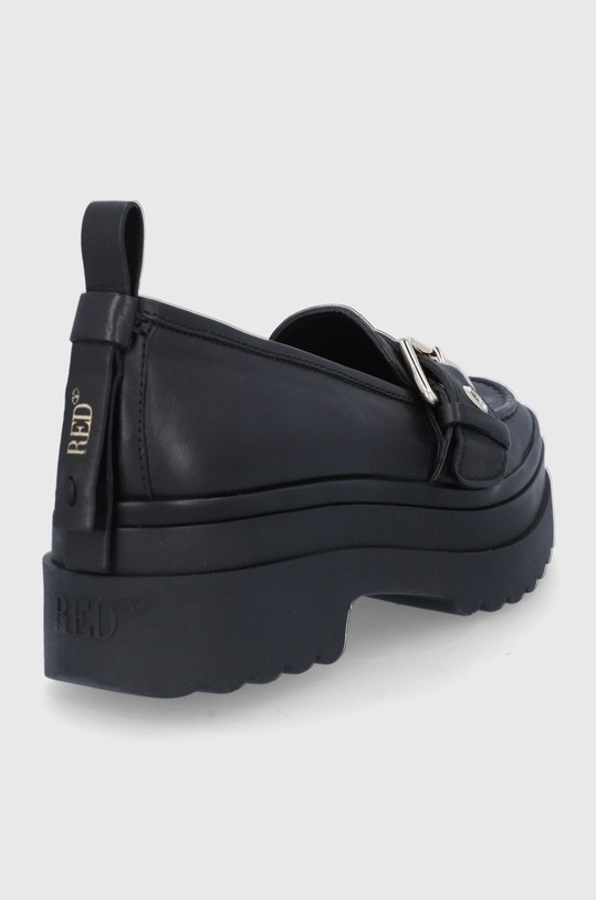 Încălțăminte Red Valentino - Mocasini de piele XQ2S0G89DMH.0NO negru