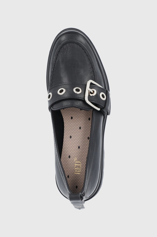 Red Valentino - Mocasini de piele negru XQ2S0G89DMH.0NO