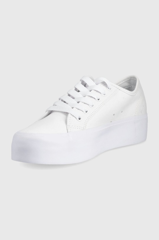 Obuwie DC tenisówki Manual ADJS300280 biały