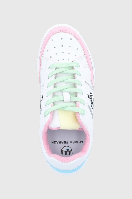 Chiara Ferragni - Ghete de piele Carry Over alb CF2800.017.S22